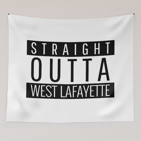 Item preview, Straight Outta West Lafayette Indiana  designed and sold by Teelogic.