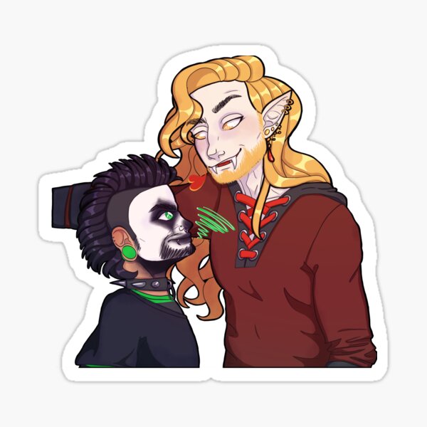 Aperçu de l'œuvre Clown Punk et Vampire Lord v1 créée et vendue par CrowleyNight.