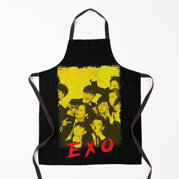 Item preview, EXO Kpop Group Members Yellow Korean Kpop RGB Color Design designed and sold by Piosenka Art.