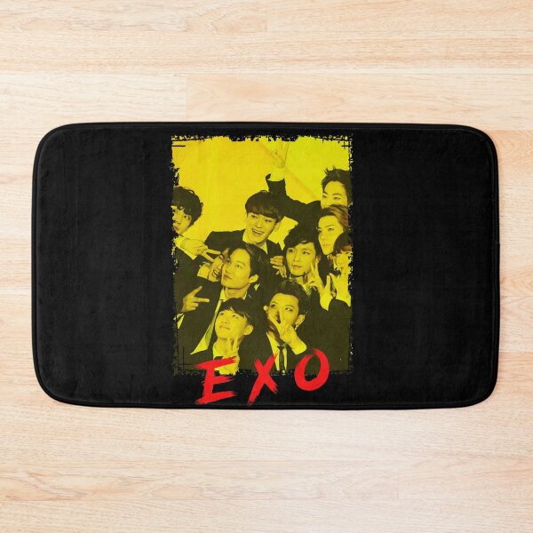 Item preview, EXO Kpop Group Members Yellow Korean Kpop RGB Color Design designed and sold by Piosenka Art.