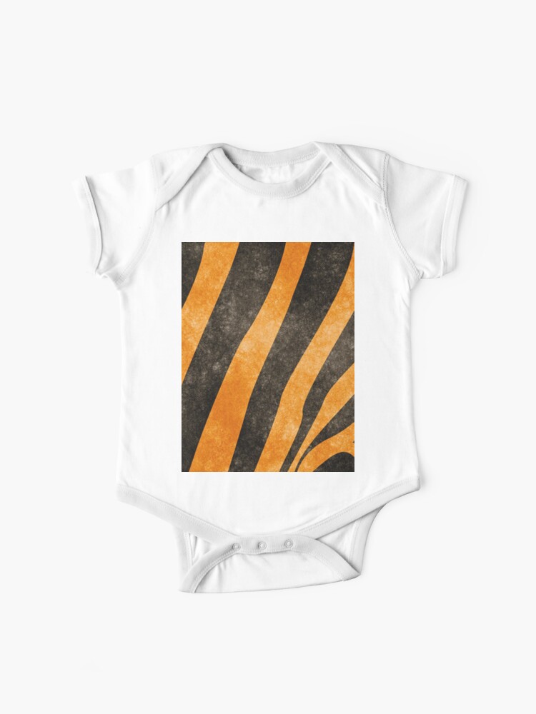 Detroit Tigers Infants 0-3 Months Striped Hooded One Piece Body Suit NWT