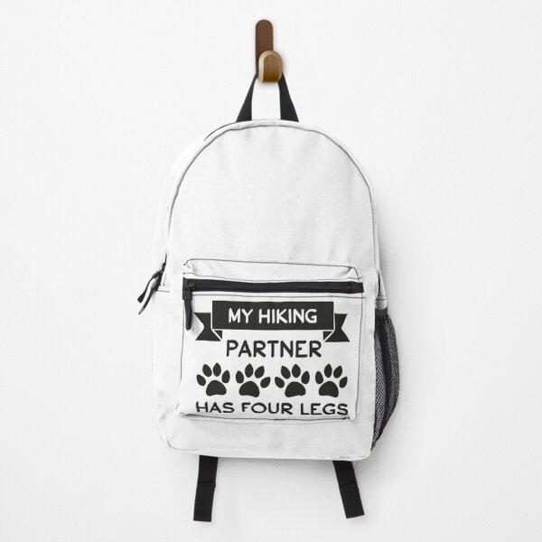Item preview, My Hiking Partner Has Four Legs designed and sold by HappyTeesCie Shop.