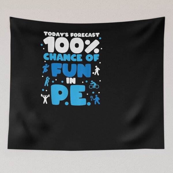 Item preview, Today's forecast PE Teacher designed and sold by herrerabird67.
