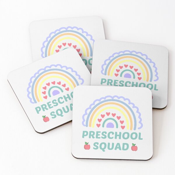 Item preview, Rainbow Back to School Preschool Squad Shirt designed and sold by HappyBright.