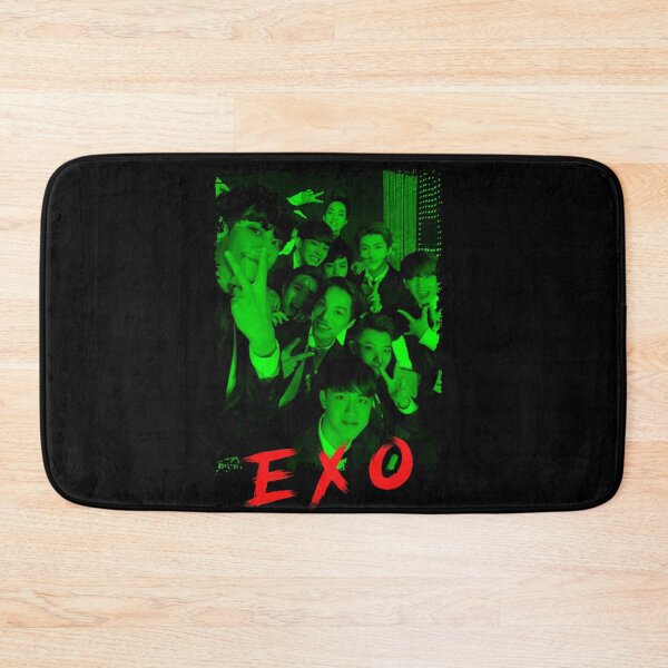 Item preview, EXO Kpop Group Members Green Korean Kpop RGB Color Design designed and sold by Piosenka Art.