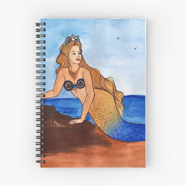 Item preview, Beached Mermaid designed and sold by LataArtStudio.