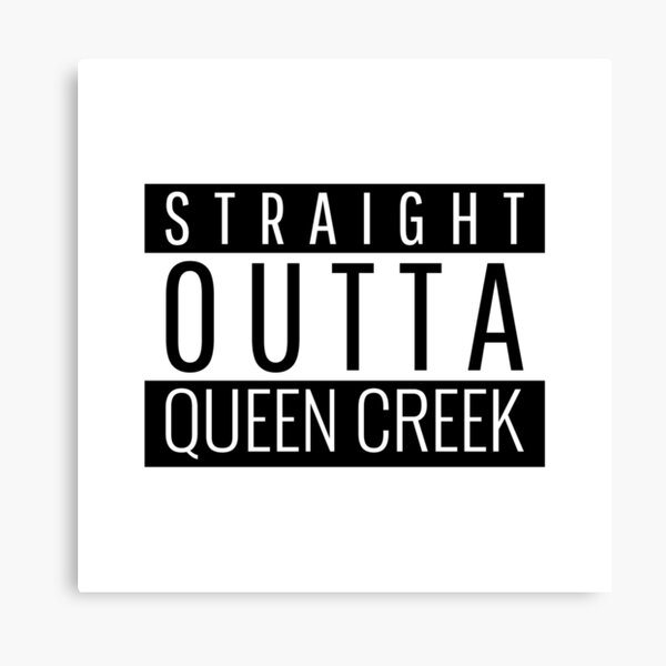 Item preview, Straight Outta Queen Creek Arizona designed and sold by Teelogic.