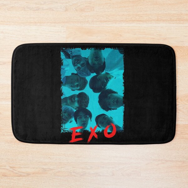Item preview, EXO Kpop Group Members Blue Korean Kpop RGB Color Design designed and sold by Piosenka Art.