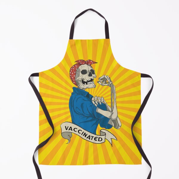 Item preview, Vaccinated Skull Skelton Halloween 2021 designed and sold by Mindy Bubble.