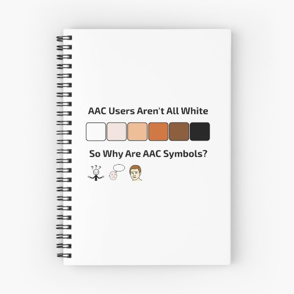 Item preview, AAC Users Aren't All White So Why Are AAC Symbols?  designed and sold by AAC-users-shop.