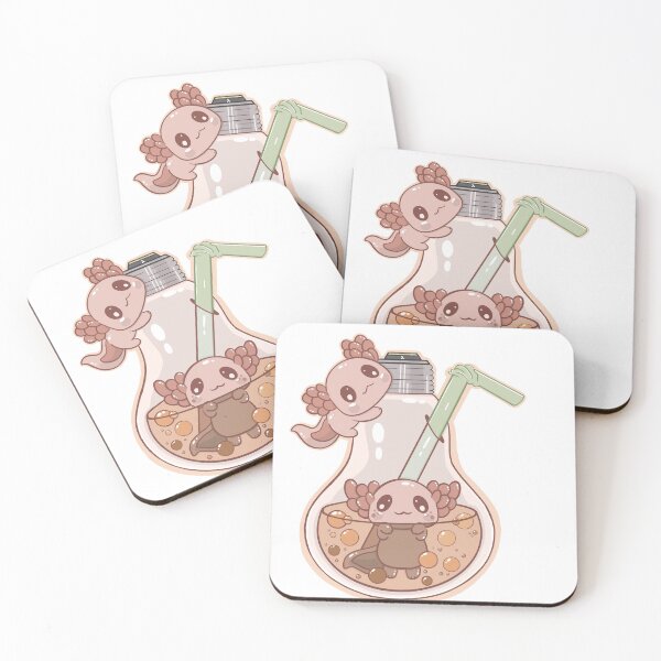 Item preview, Axolotl Boba Tea! designed and sold by LaurentBear.