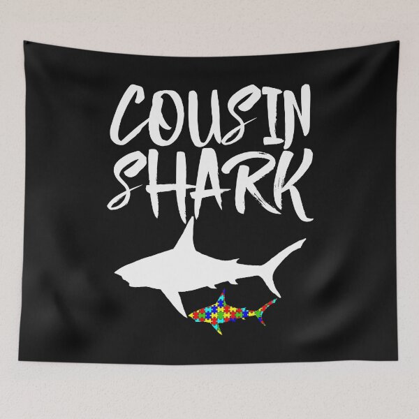 Item preview, Cousin Shark designed and sold by Bendthetrend.