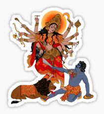 Goddess of Power : Durga (color) Sticker