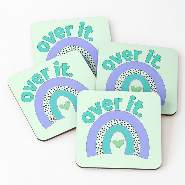 Item preview, Over it - Sarcastic Rainbow designed and sold by NadyaCC.