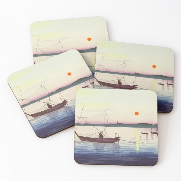 Item preview, Japanese art style seascape designed and sold by Artysannie.