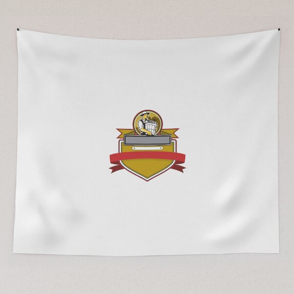 Item preview, Organic Farmer Carry Basket Circle Crest Retro designed and sold by patrimonio.