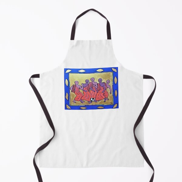 Item preview, Happy Monks Playing Football designed and sold by StefDelapree.