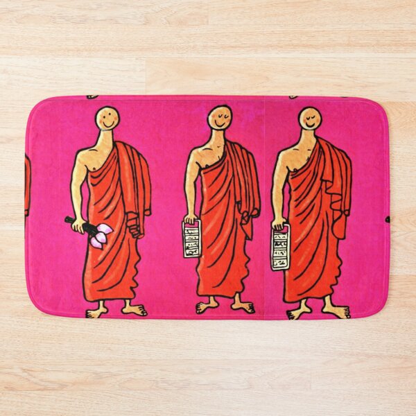 Item preview, Happy Monks Playing Football designed and sold by StefDelapree.