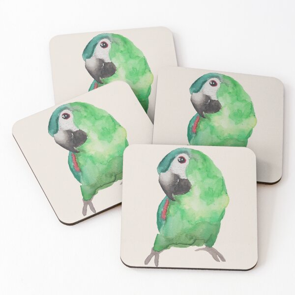 Item preview, Watercolor Hahn's Mini Macaw designed and sold by Liv-Engler-Art.