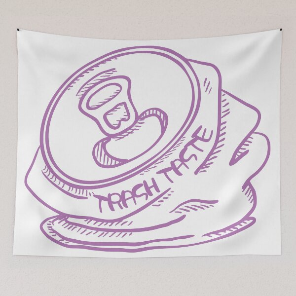 Item preview, TRASH TASTE - a Crushed  Can (violet) designed and sold by dkdk-kdk.