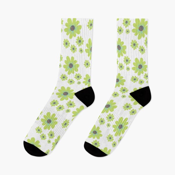 Item preview, Light green florals designed and sold by Demask.