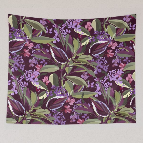 Item preview, Stunning vibrant floral pattern designed and sold by ANikCreations.
