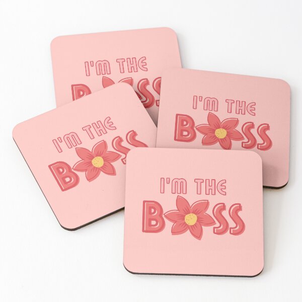 Item preview, I'm not Bossy, I'm the BOSS flower power coral designed and sold by yashik.