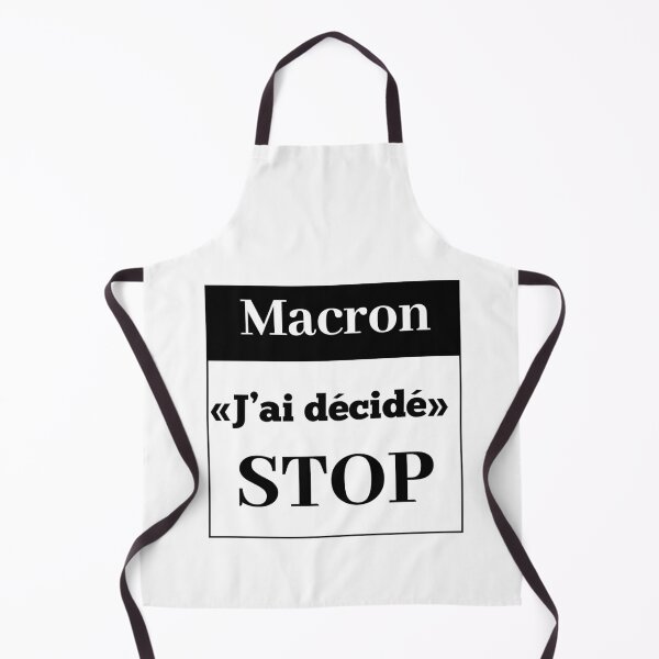 Item preview, MACRON I decided STOP to authoritarian drift message social movement anti macron oligarchy demonstrations defense sovereignty, rights democracy designed and sold by FranceLibre.