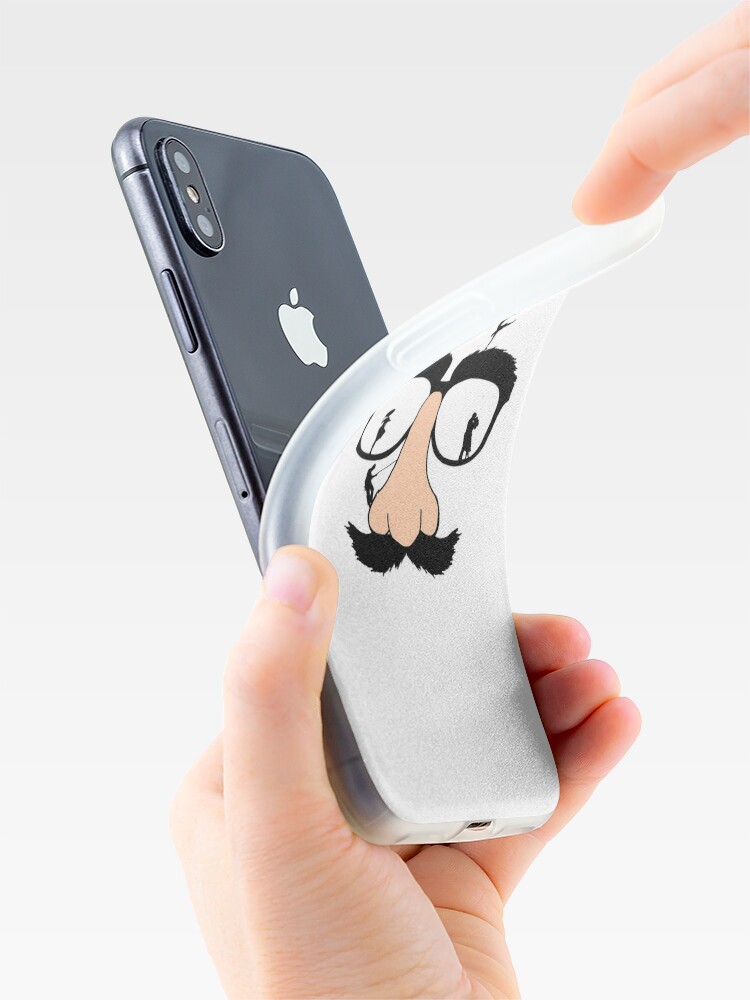 Discover Marx nose glasses mustache iPhone Case