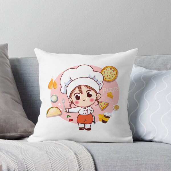 Item preview, Linda chica chef con comida designed and sold by Anvin Peeter.