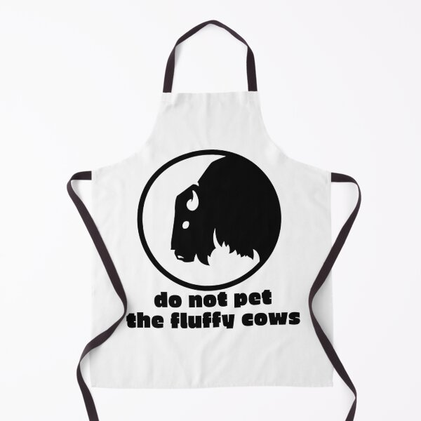 Item preview, Do Not Pet The Fluffy Cows Funny Bison Buffalo designed and sold by CBCreations73.