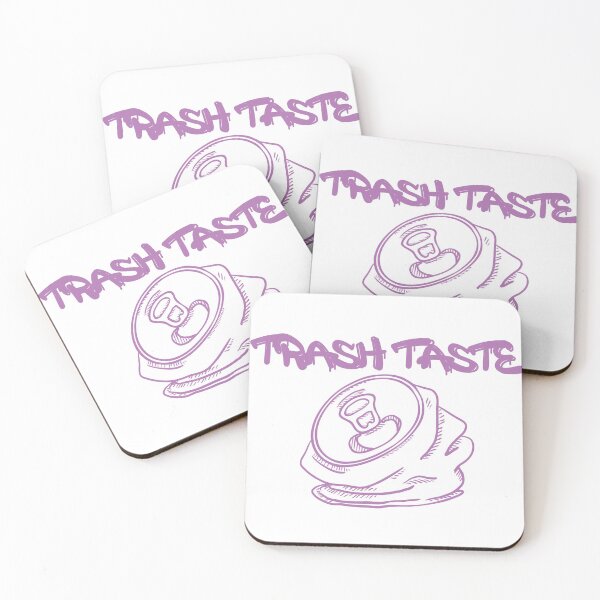 Item preview, TRASH TASTE - a Crushed  Can  (with flowing letters) designed and sold by dkdk-kdk.