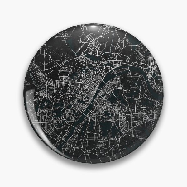 Item preview, Wuhan City Map of Hubei, China - Dark designed and sold by deMAP.