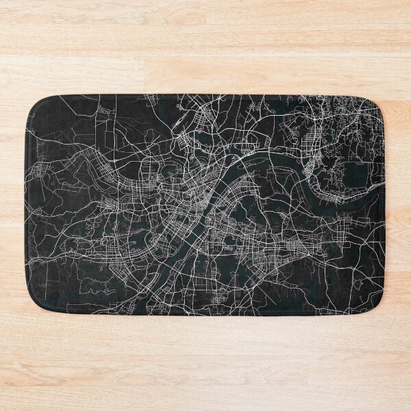 Item preview, Wuhan City Map of Hubei, China - Dark designed and sold by deMAP.