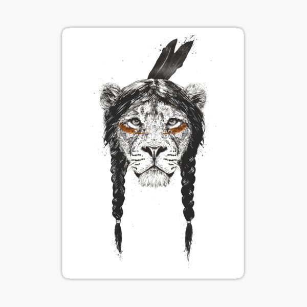 Aperçu de l'œuvre Lion guerrier créée et vendue par soltib.