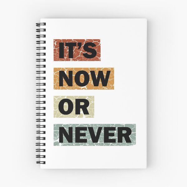 Item preview, It's now or never distressed designed and sold by SMDesigns101.