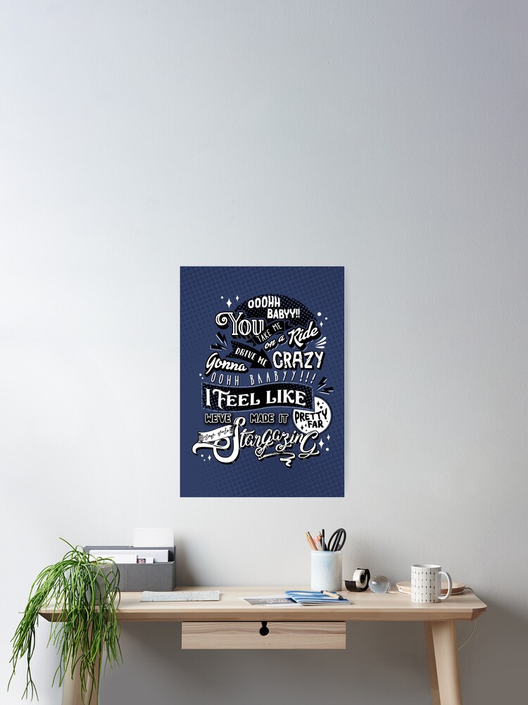 The Neighborhood Lyrics Stargazing Poster for Sale by