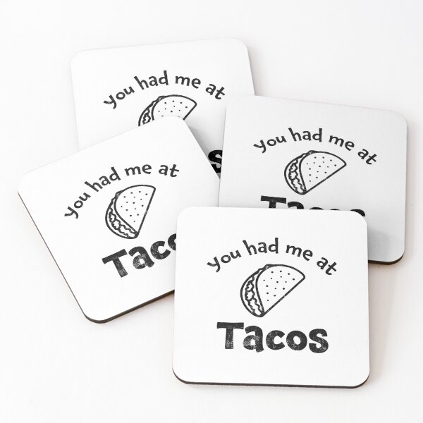 Item preview, You Had Me At Tacos Funny Taco Lover designed and sold by geminivibe.