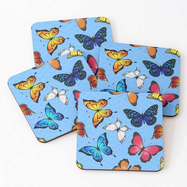 Item preview, Butterfly Pattern designed and sold by ColorsandShapes.