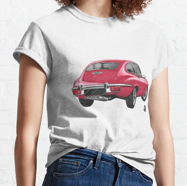 : E-Type Jaguar t shirt - Amazing Classic Car Design : Clothing,  Shoes & Jewelry