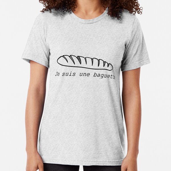 Vista previa del artículo con la obra «Yo soy una baguette», diseñado y vendido por Benjioe.