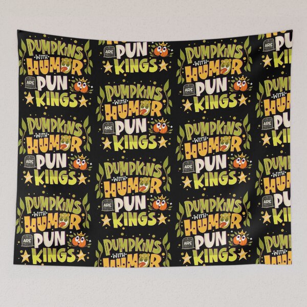 Item preview, Pumpkins With Humor Are Pun Kings designed and sold by anziehend.