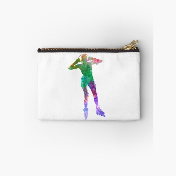 Item preview, Woman in roller skates 04 in watercolor designed and sold by paulrommer.