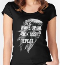 Lagertha’s KickAss Shirt Women's Fitted Scoop T-Shirt
