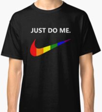 Just Do Me Rainbow Swoosh Classic T-Shirt