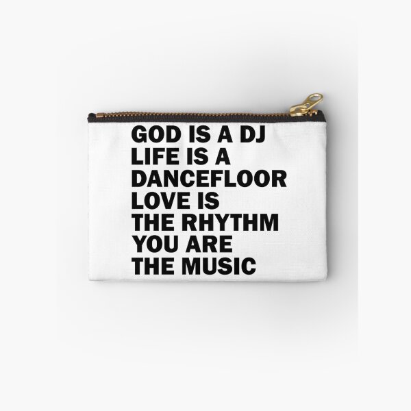 Item preview, God is a DJ, Life is a dancefloor, Love is the rhythm, You are the music designed and sold by One Bright  Spark.