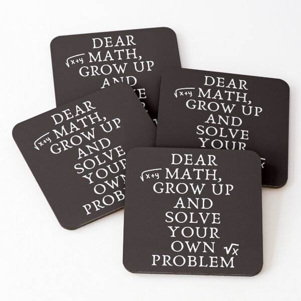 Item preview, Funny Math Quote for Girls or Boys Teens Men Women Dear Math designed and sold by Slickyvert.