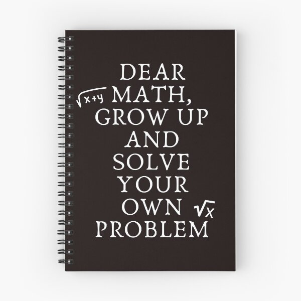 Item preview, Funny Math Quote for Girls or Boys Teens Men Women Dear Math designed and sold by Slickyvert.