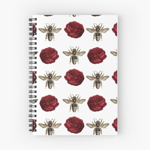 Item preview, Gold Bees and Red Roses designed and sold by Dreamflight.