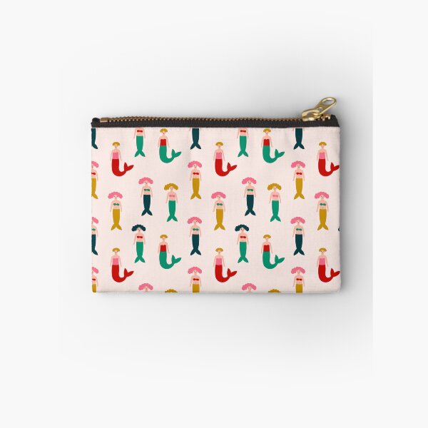 Item preview, Cute hand-drawn seamless colorful pattern with mermaids in minimalistic  style. Funny endless design designed and sold by BychkovaEvgenia.